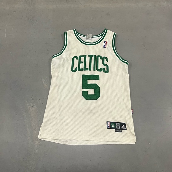 Y2K KEVIN GARNETT KG BOSTON CELTICS ADIDAS WHITE JERSEY SEWN MEN MEDIUM - Picture 1 of 6